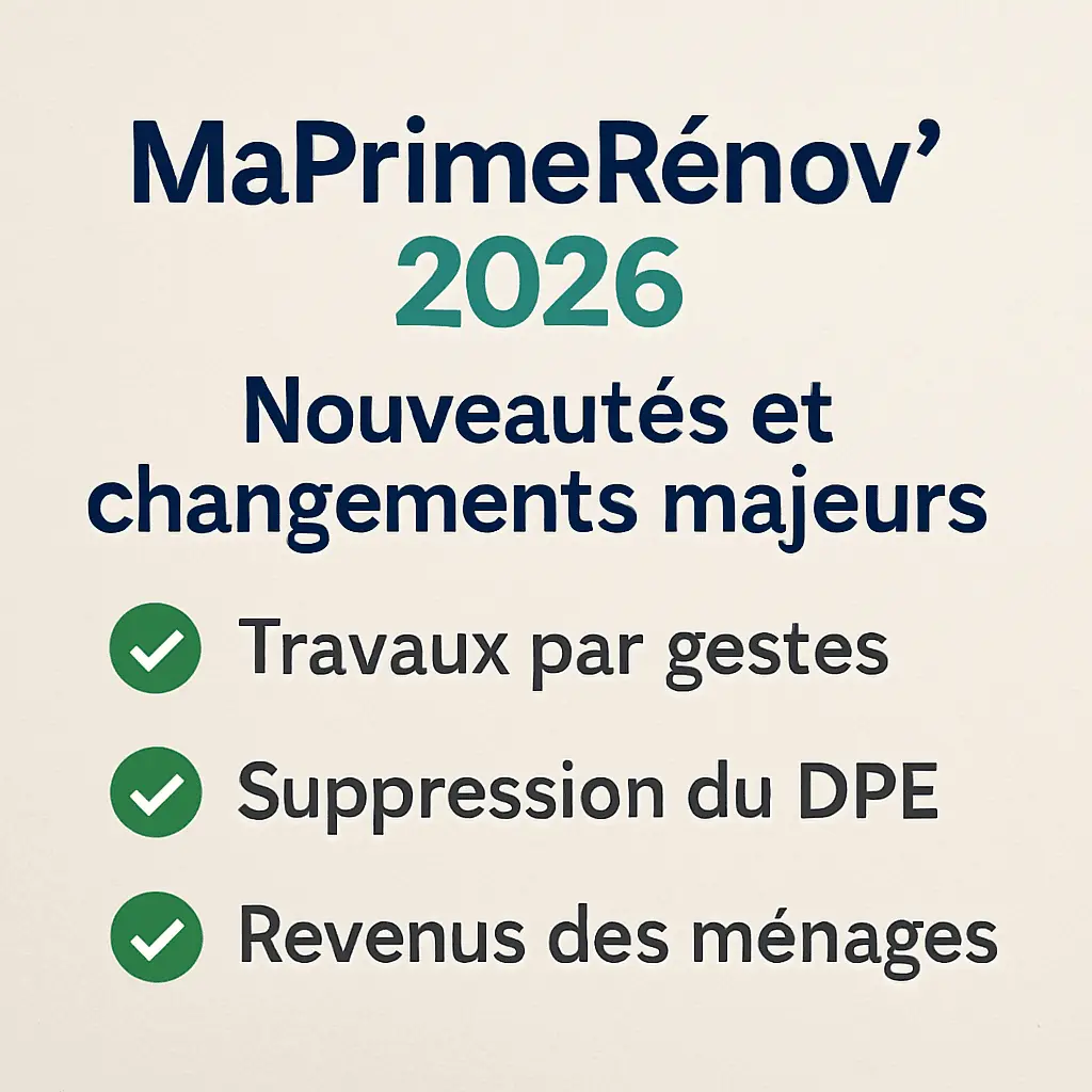 MaPrimeRénov' 2026 : Nouveautés et changements majeurs