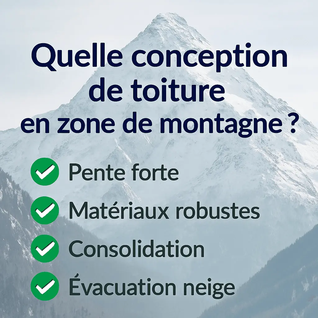 Conception toiture montagne